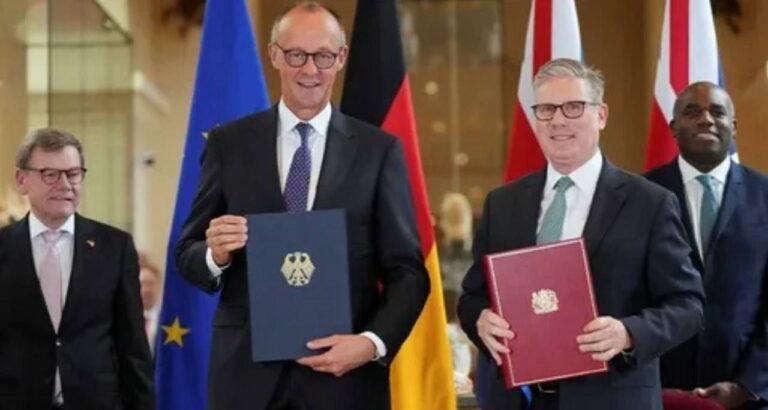 L&rsquo;Allemagne et la grande-Bretagne ont signé un traité de défense contre la Fédération de Russie