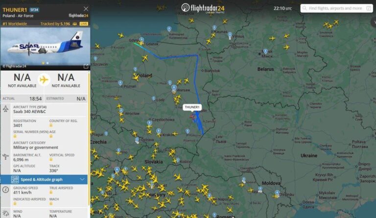 URGENT : Il est maintenant rapporté que 3 drones russes ont pénétré dans l&rsquo;espace aérien polonais depuis l&rsquo;ouest de l&rsquo;Ukraine.